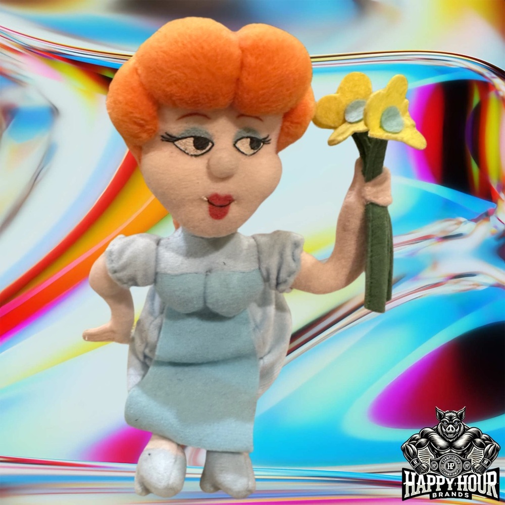 ROCKY AND BULLWINKLE Nell Fenwick Beanbag Plush Vintage CVS Stuffins NWT